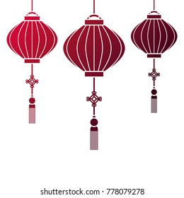 japanese lamps hanging icon