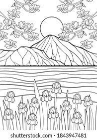 Japanese Colouring Pages Hd Stock Images Shutterstock