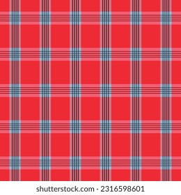 Japanese Line Plaid Vector Seamless Pattern