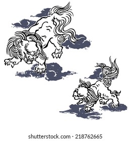 Japanese lion