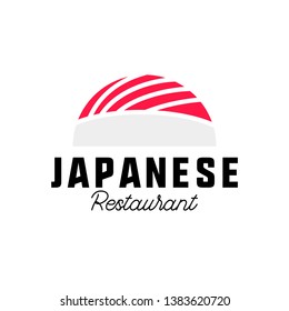 Japanese logo for Japanese restaurant. vector illustration