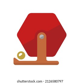 Japanese lottery, raffle vector icon illustration