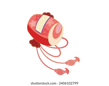 Japanese lucky charm.  Horn of lucky mallet.