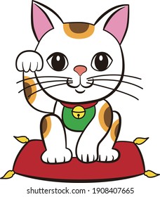 Japanese lucky charm "Maneki Neko"