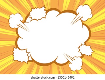 Japanese manga style, pop concentration line