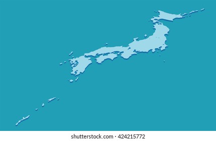 japanese map 3D