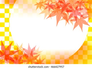 japanese maple paper plaid