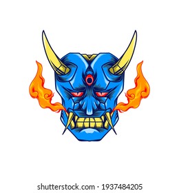 Japanese mask logo. For your company logo.