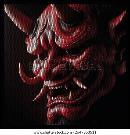 Japanese masks are used to represent certain characters in traditional Japanese plays or noh.