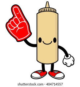 Japanese Mayo with a Foam Finger