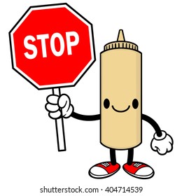 Japanese Mayo with a Stop Sign