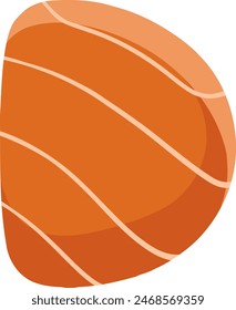 Japanese Meal Sushi Letter Alphabet Vector Element