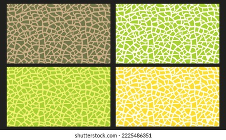 Japanese melon texture for pattern, Vector eps 10, perfect for wallpaper or design elements