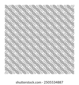 Japanese minimal pattern, Black and white pattern, Chinese pattern