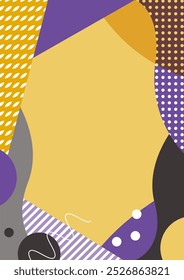 Japanese modern frame background material-Halloween