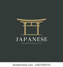 japanese monument vector logo.logo concept