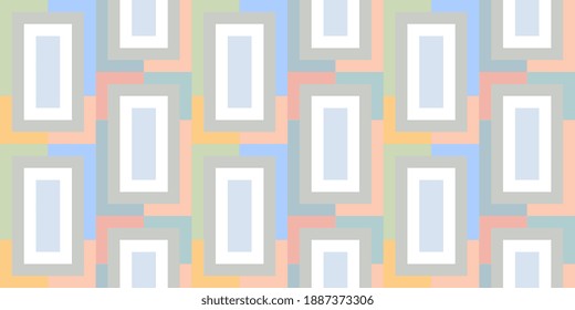Japanese motif cute baby pattern traditional Japan geometric ornament. Minimalist background simple geo all over print block for kids fashion textile, towel, shirt fabric, interior wallpaper, cards.