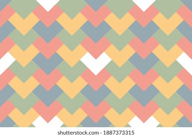 Japanese motif cute higaki pattern traditional Japan geometric ornament. Minimalist background simple geo all over print block for kids fashion textile, towel, shirt fabric, interior wallpaper, cards.