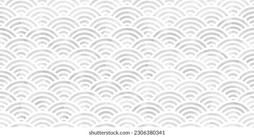 Japanese motif watercolor background. Seamless pattern.Vector.