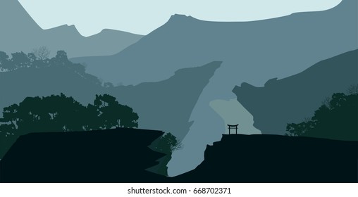 Japanese mountains
