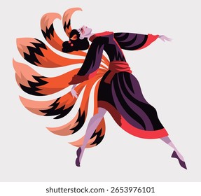 mitologia japonesa kitsune fox woman