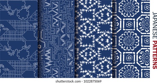 Japanese new pattern seamless vector in graphic style background for fabric,textile,Advertising work,Publication,Vector Illustration design