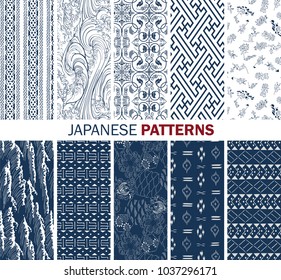 Japanese new pattern seamless vector in graphic style background for fabric,textile,Advertising work,Publication,Vector Illustration design