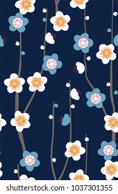 Japanese new pattern seamless vector in graphic style background for fabric,textile,Advertising work,Publication,Vector Illustration design