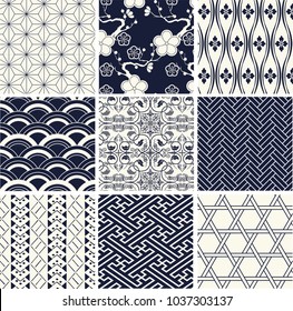 Japanese new pattern seamless vector in graphic style background for fabric,textile,Advertising work,Publication,Vector Illustration design