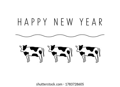 Japanese New Year card template