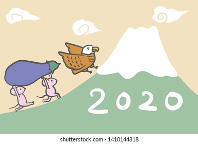 
Japanese New Year cute card