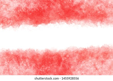 Japanese new year natural red white watercolor abstract or grunge vintage hand paint background, vector illustration