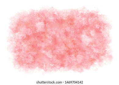Japanese new year natural red watercolor abstract or grunge vintage hand paint background, vector illustration