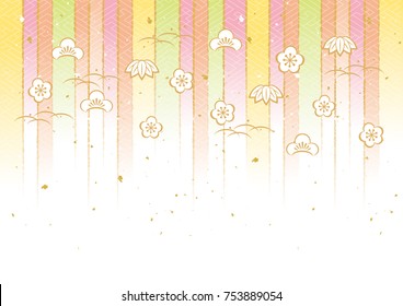 Japanese New Year's pattern