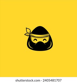 Japanese ninja logo combined with a unique ninja logo