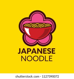 Japanese Noodles logo templates, suitable for any business related to ramen, noodles,
 fast food restaurants, Korean food, Japanese food or any other business