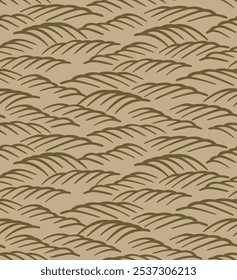 Japanese Ocean Wave Vector Seamless Pattern