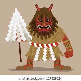 Japanese Ogre "NAMAHAGE"/Red