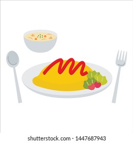 japanese omelette - japanese poplular menu