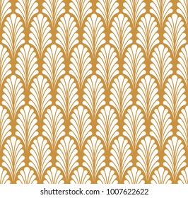 Japanese Ornamental Vector Background. Art Deco Seamless Pattern. Geometric decorative texture.