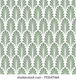 Japanese Ornamental Vector Background. Art Deco Seamless Pattern. Geometric decorative texture.