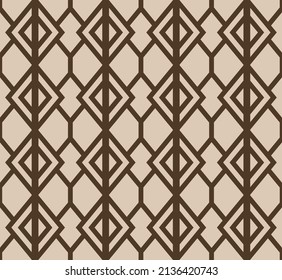 Japanese Overlap Diamond Vector Seamless Pattern