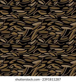 Japanese Overlap Rice Grain Vector Seamless Pattern