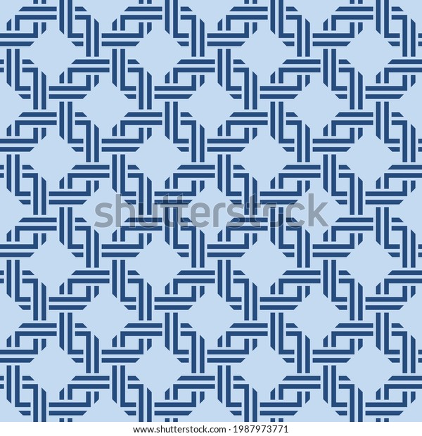 Japanese Overlap Square Ribbon Vector Seamless Stock Vector (Royalty ...