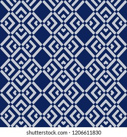 Japanese Overlapping Diagonal Square Pattern