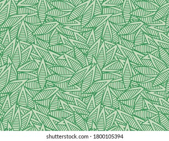 Patrón sin problemas del vector de hoja superficial japonés