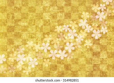 Japanese paper cherry background