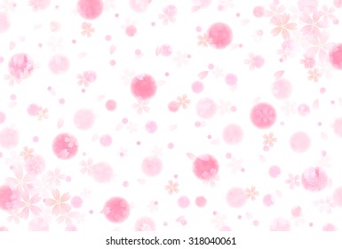 Japanese paper cherry background 