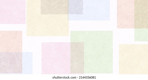 Japanese paper colorful pattern background