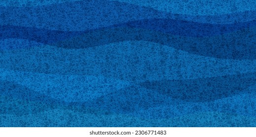 Fondo de onda del patrón japonés de papel japonés